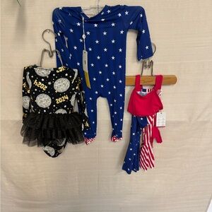 Blue Starry Kids One Piece Bundle